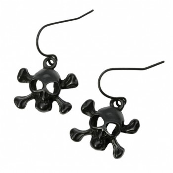 pendientes-Earskulls Black