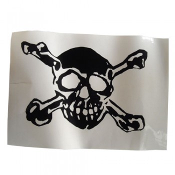 Autoaufkleber SKULL schwarz