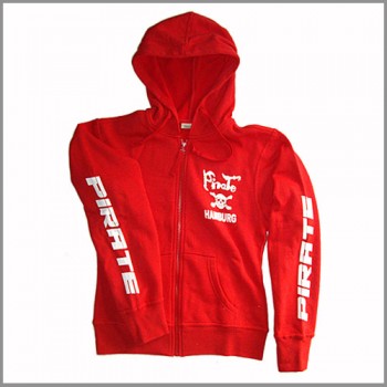 Girls Hooded Jacket Hamburg Red