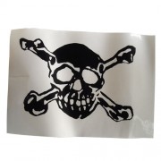 Autoaufkleber "SKULL" schwarz