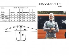 Pirate REGENJACKE 2.0 schwarz