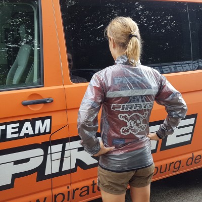 Pirate REGENJACKE 2.0 schwarz