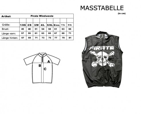 Pirate Windweste BK