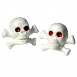 capas valvula-Skulls blancas